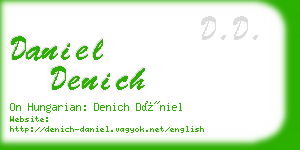 daniel denich business card